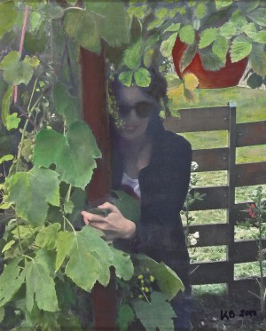 Krystyna Bochenek, „Przyjaciółka w ogrodzie”, 2019