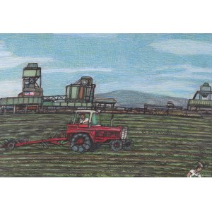 Richard Wawro, Tracteur rouge, 1972
