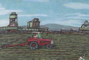 Richard Wawro, „Czerwony traktor”, 1972