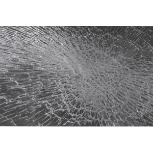 Lucyna Kusnierczyk, From the series Photomalatures, Shattered Glass I, 2022