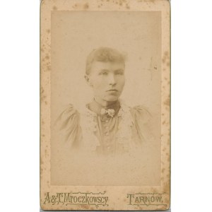 Tarnów, Mroczkowski T. and A. - Woman, ca. 1880.