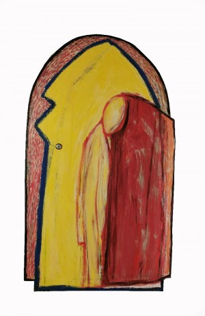 ARKADIUSZ RUCHOMSKI (UR. 1978), Dialog IX, z cyklu: „Okrycia”, 2008