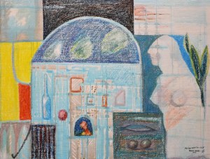MAREK WAWRO (UR. 1953), Terra - Błękitny Stół, 1996