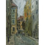 ZAKRZEWSKI WŁODZIMIERZ (1916 - 1992), Cicha uliczka, 1963