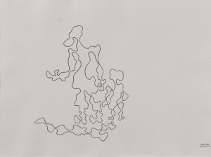 WŁADYSŁAW STRZEMIŃSKI (1893-1952) - WEDŁUG, Postać z dzieckiem - z cyklu „Białoruś Zachodnia”, 1939/1985