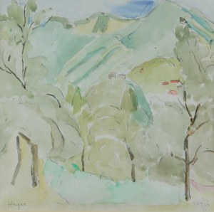 ROMAN JAROSŁAW HEGER (1909-1993), Pejzaż letni