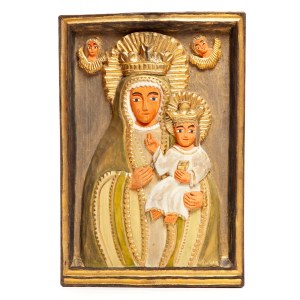 Wladyslaw WALCZAK-BANIECKI (1934 - 2011), Madonna in a golden coat