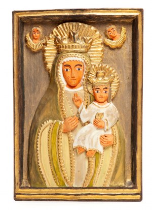 Władysław WALCZAK-BANIECKI (1934 - 2011), Madonna w złotym płaszczu