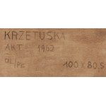 Hanna Krzetuska-Geppert (1903 Kraków - 1999 Trzebnica), Akt, 1962