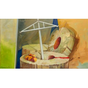 Allan Rzepka (b. 1940, Krakow), Stone still life, 1996