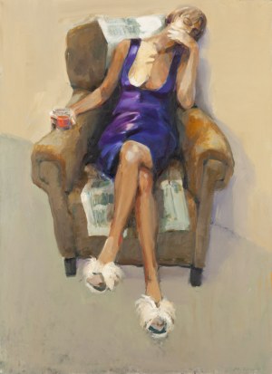 Michał Zaborowski (ur. 1960, Gdańsk), Dziewczyna w fotelu