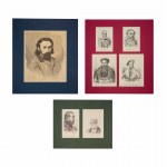 Florian Cynk (1838 - 1912), Jan Matejko (1838-1893), Zestaw 3 drzeworytów pochodzących z teki „Album Jana Matejki” wydanego w 1876 r. przez Salomona Lewentala