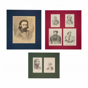 Florian Cynk (1838 - 1912), Jan Matejko (1838-1893), Zestaw 3 drzeworytów pochodzących z teki „Album Jana Matejki” wydanego w 1876 r. przez Salomona Lewentala