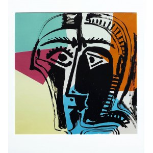Andy Warhol (1928-1987), Picasso's Head.