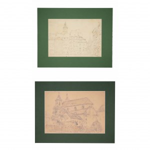 Tadeusz Cieślewski - Ojciec (1870-1956), Zestaw 2 rysunków