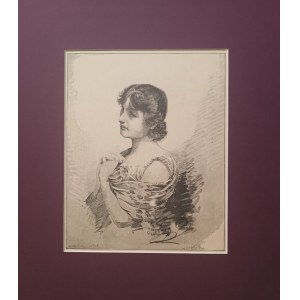 Kazimierz Pochwalski (1855 - 1940), Piękna kobieta,1884