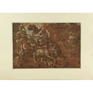 Hans BALDUNG GRIEN (1484/85 - 1545), Lotta dei cavalieri con la morte (Attacco della morte)