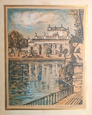 Felicja Potyńska (1908-1994), Łazienki Królewskie w Warszawie, 1954