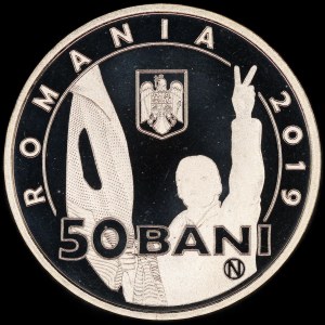 Romania. 50 Bani 1989-2019 Revolution Proof