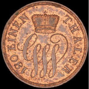 Germany. Schaumburg Lippe 2 Pfennige 1858 A