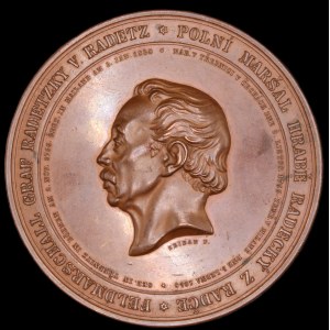 Czech Republic. Medal 1859 Statue of Radetsky in Prague