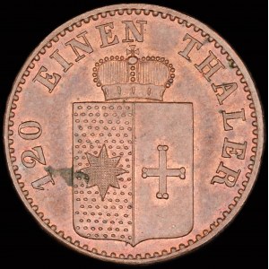 Deutschland. Waldeck-Pyrmont 3 Pfennige 1867