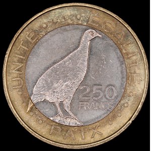 Djibouti. 250 Francs 2012