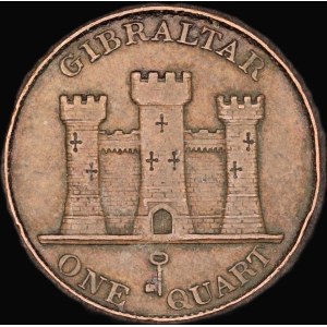 Gibraltar. 1 Quart 1843