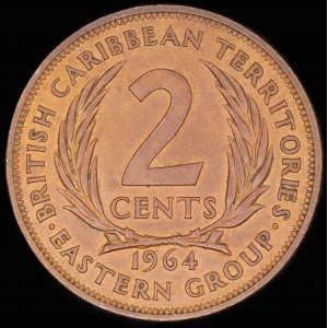 Eastern Caribbean States. 2 Cents 1964