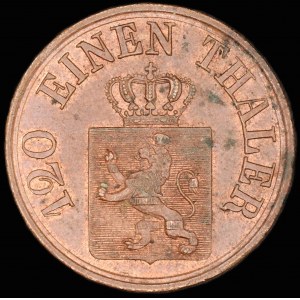 Germany. Hesse Cassel 3 Heller 1866