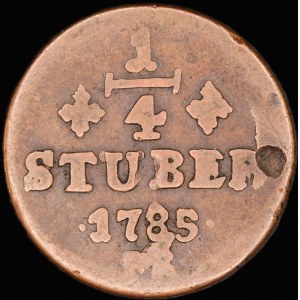Germany. Jülich Berg 1/4 Stuber 1785