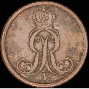 Germany. Hannover 2 Pfennige 1856 B