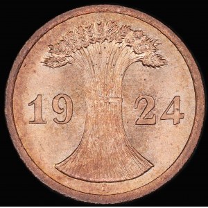 Germany. Weimar Republic 2 Rentenpfennig 1924 A Berlin