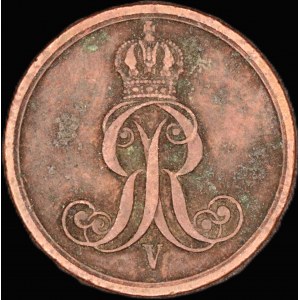 Germany. Hannover 1 Pfennig 1858 B