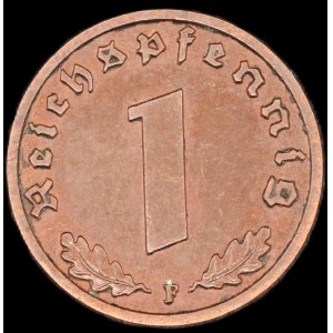 Germany. Third Reich 1 Reichspfennig 1937 F Stuttgart