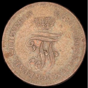 Germany. Mecklenburg Schwerin 2 Pfennige 1872 B