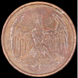 Germany. Weimar Republic 4 Reichspfennig 1932 A Berlin