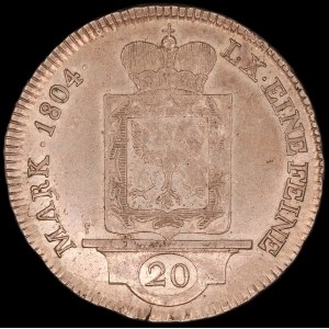 Germany. Fürstenberg Stühlingen 20 Kreuzer 1804 Silver