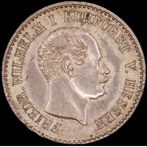 Germany. Hesse Cassel 1/6 Taler 1852 Silver