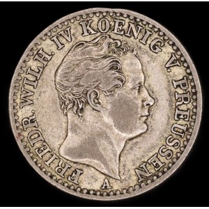 Germany. Prussia 1/6 Taler 1849 A Silver