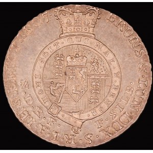 Germany. Brunswick-Lüneburg-Calenberg-Hannover 1/6 Taler 1807 Silver