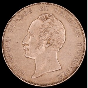 Germany. Saxe-Meiningen 1 Gulden 1846 Silver