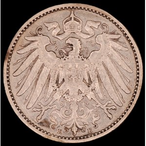Germany. Empire 1 Mark 1907 E Muldenhuetten Silver
