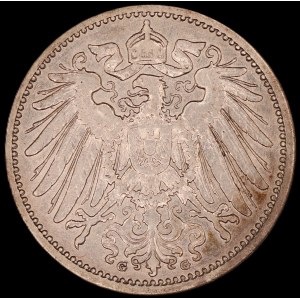Germany. Empire 1 Mark 1905 G Karlsruhe Silver