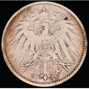 Germany. Empire 1 Mark 1903 F Stuttgart Silver