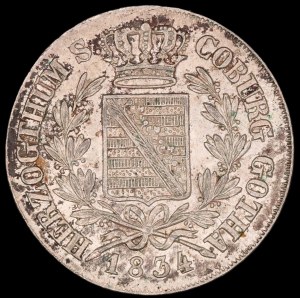 Germany. Saxe-Coburg and Gotha 6 Kreuzer 1834 Silver