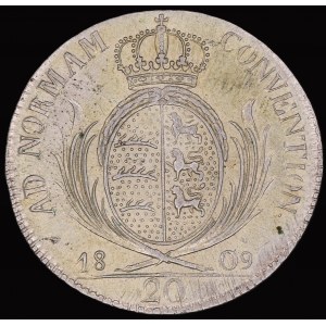 Germany. Württemberg 20 Kreuzer 1809 Silver