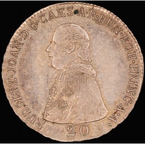 Bohemia. 20 Kreuzer 1820 Kingdom of Olomouc Bishopric Silver