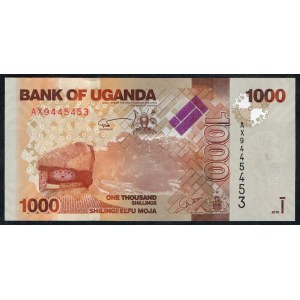 Uganda. 1000 Shillings 2010