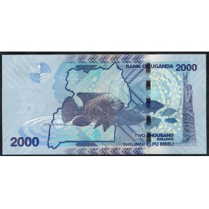 Uganda. 2000 Shillings 2010